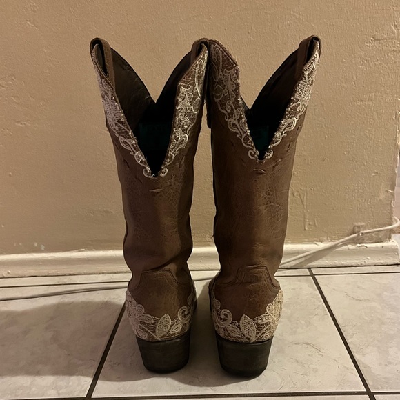 Jeni Lane Lace Western Boots - Picture 8 of 10
